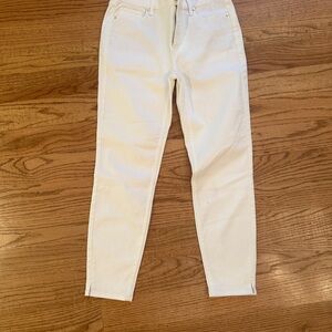 White House Black Market white Skinny Jeans